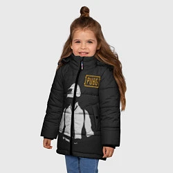 Куртка зимняя для девочки PUBG: Online, цвет: 3D-черный — фото 2