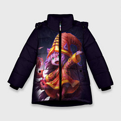 Куртка зимняя для девочки Lulu League of Legends, цвет: 3D-черный