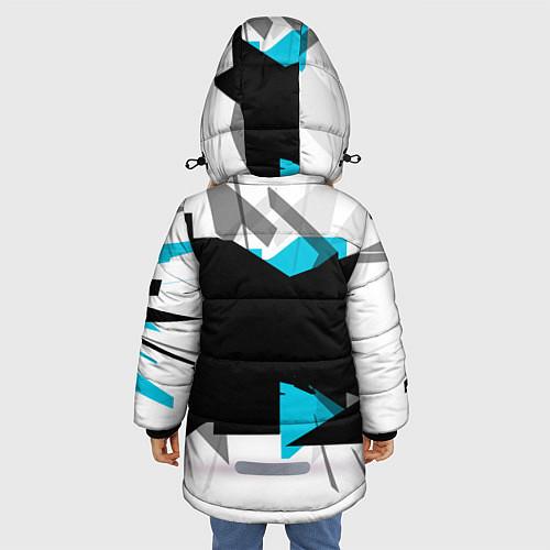 Зимняя куртка для девочки Metro: Exodus Sky / 3D-Черный – фото 4