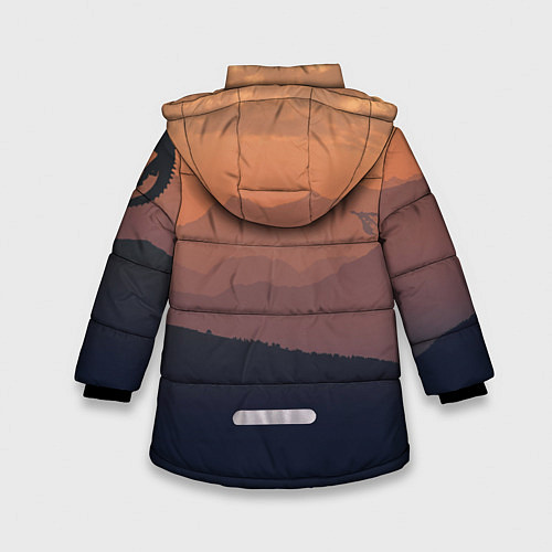 Зимняя куртка для девочки THE ELDER SCROLLS / 3D-Светло-серый – фото 2