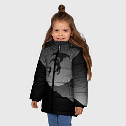 Куртка зимняя для девочки TES: Nightmare, цвет: 3D-красный — фото 2