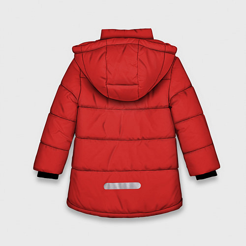 Зимняя куртка для девочки Шерлок / 3D-Светло-серый – фото 2