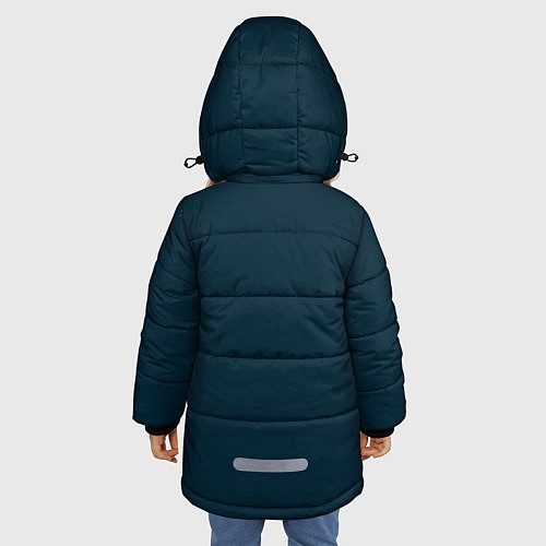 Зимняя куртка для девочки Sherlock / 3D-Черный – фото 4