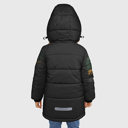 Зимняя куртка для девочки Dominica Style / 3D-Черный – фото 4