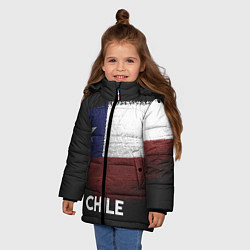 Куртка зимняя для девочки Chile Style, цвет: 3D-красный — фото 2