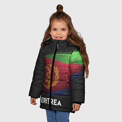 Куртка зимняя для девочки Eritrea Style, цвет: 3D-черный — фото 2