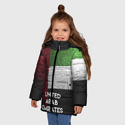 Куртка зимняя для девочки United Arab Emirates Style, цвет: 3D-светло-серый — фото 2