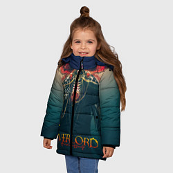 Куртка зимняя для девочки Momonga Overlord, цвет: 3D-черный — фото 2