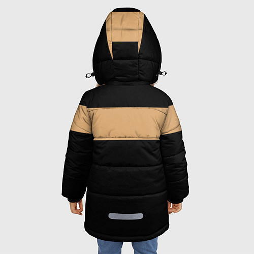 Зимняя куртка для девочки USYK / 3D-Черный – фото 4