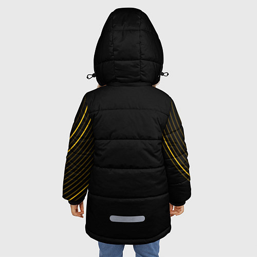 Зимняя куртка для девочки Imagine Dragons: Vinyl / 3D-Черный – фото 4