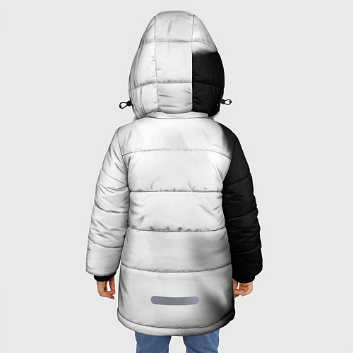 Зимняя куртка для девочки Убийца Гоблинов / 3D-Черный – фото 4