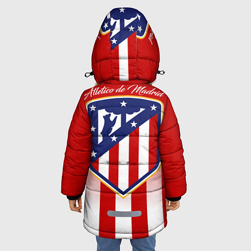 Зимняя куртка для девочки Aupa Atleti / 3D-Черный – фото 4
