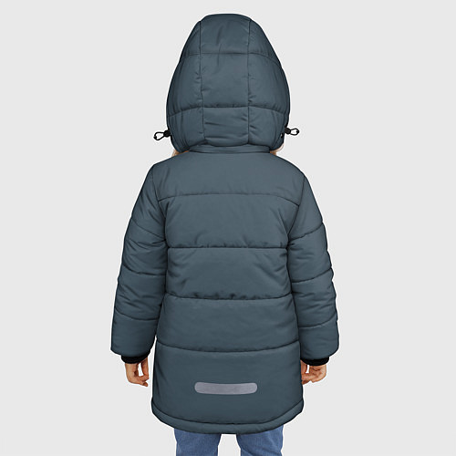 Зимняя куртка для девочки Super Сool / 3D-Черный – фото 4