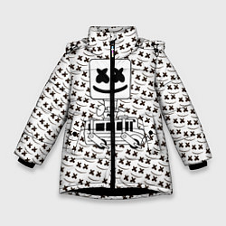 Куртка зимняя для девочки Fortnite Bus, цвет: 3D-черный
