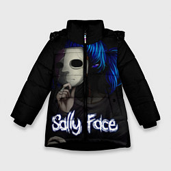 Куртка зимняя для девочки Sally Face: Dark Mask, цвет: 3D-черный