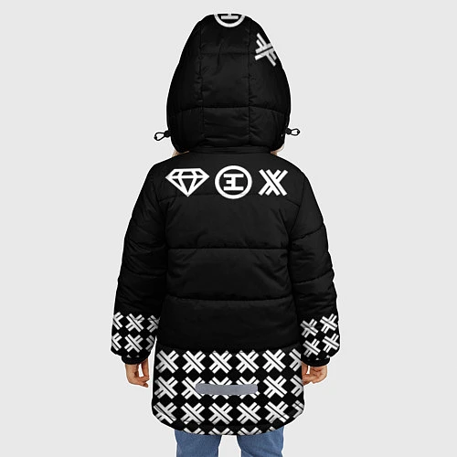 Зимняя куртка для девочки Eskimo Callboy: Cross / 3D-Черный – фото 4