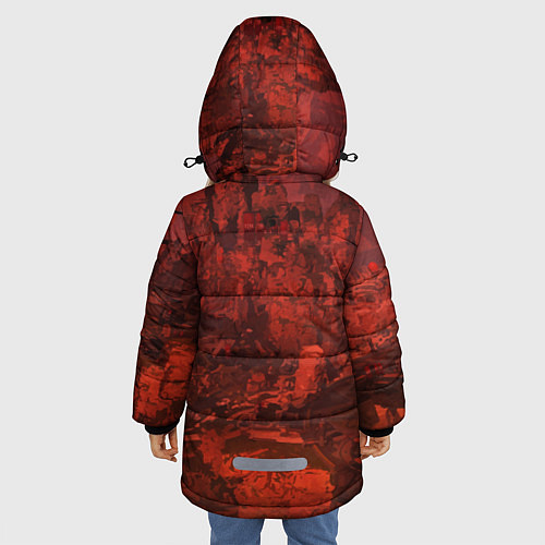 Зимняя куртка для девочки Apex Legends: Boiling Blood / 3D-Черный – фото 4
