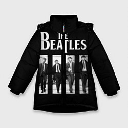 Куртка зимняя для девочки The Beatles: Black Side, цвет: 3D-черный