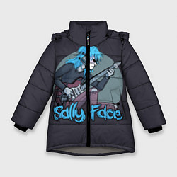 Куртка зимняя для девочки Sally Face: Rock, цвет: 3D-светло-серый