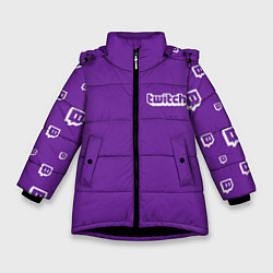 Куртка зимняя для девочки Twitch Streamer, цвет: 3D-черный