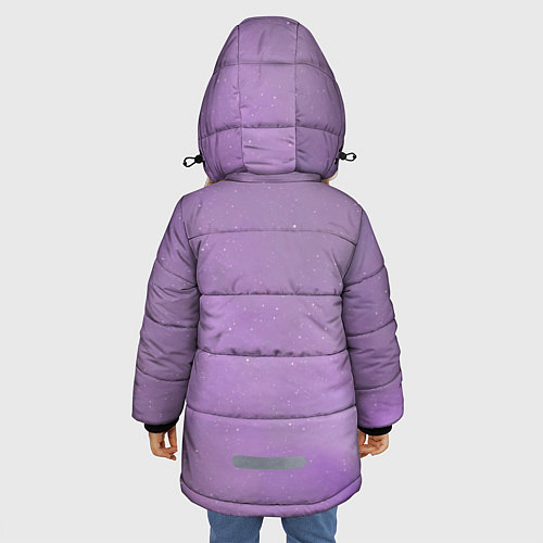 Зимняя куртка для девочки Billie Eilish: Violet Fashion / 3D-Черный – фото 4