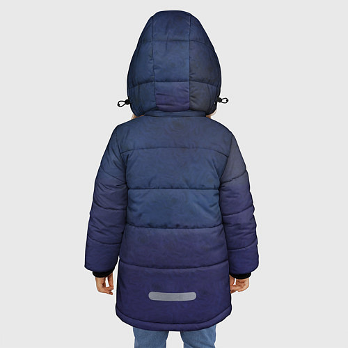 Зимняя куртка для девочки Billie Eilish: Flowers / 3D-Черный – фото 4