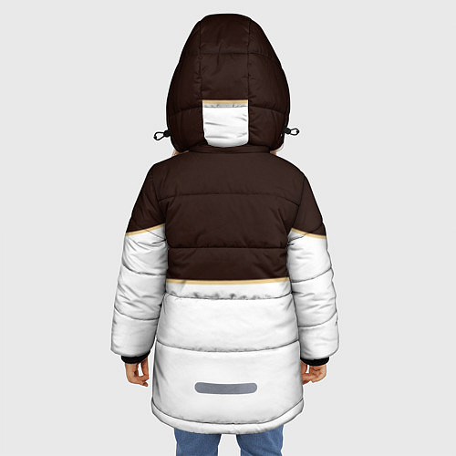 Зимняя куртка для девочки Черный Клевер: Мантия / 3D-Черный – фото 4