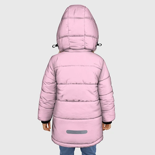 Зимняя куртка для девочки No Game No Life / 3D-Черный – фото 4