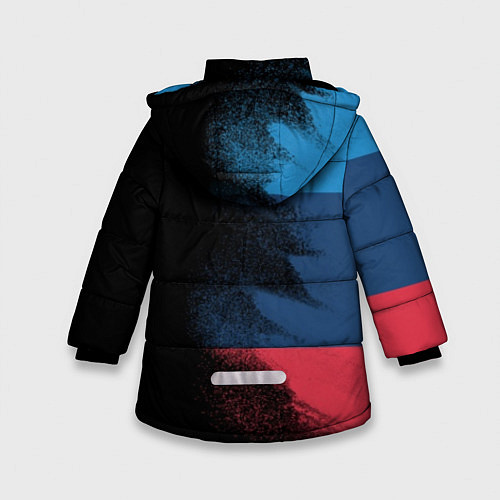 Зимняя куртка для девочки BMW / 3D-Светло-серый – фото 2