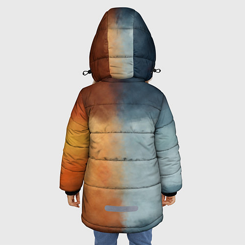 Зимняя куртка для девочки Good Omens / 3D-Черный – фото 4