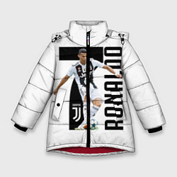 Куртка зимняя для девочки Ronaldo the best, цвет: 3D-красный