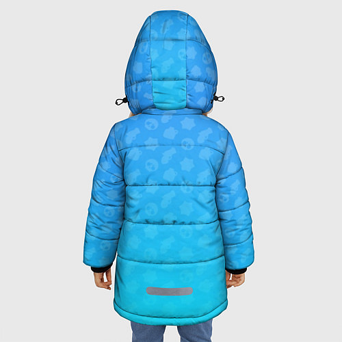 Зимняя куртка для девочки Bear: Brawl Stars / 3D-Черный – фото 4