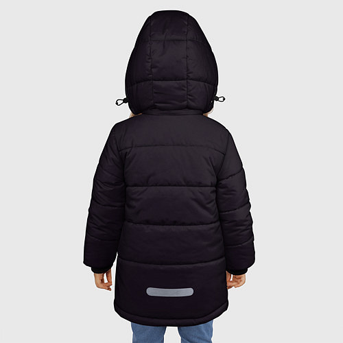 Зимняя куртка для девочки Hollow Knight / 3D-Черный – фото 4