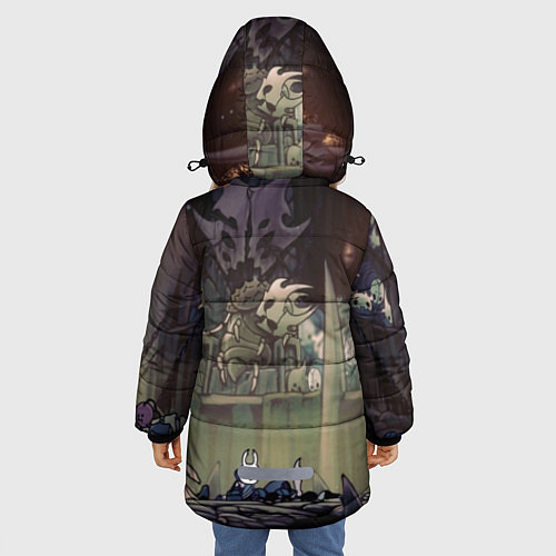 Зимняя куртка для девочки HOLLOW KNIGHT / 3D-Черный – фото 4