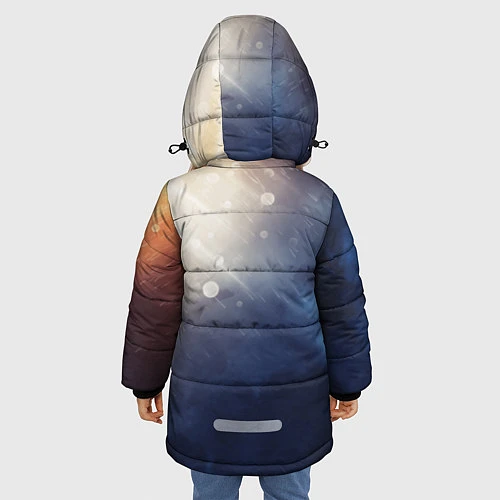 Зимняя куртка для девочки Егор Крид: Слеза / 3D-Черный – фото 4