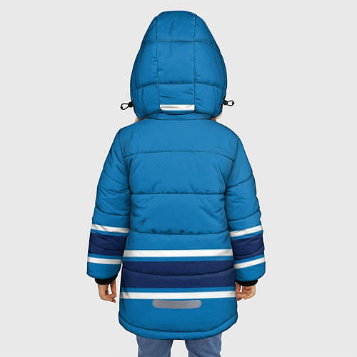 Зимняя куртка для девочки Сборная Финляндии / 3D-Черный – фото 4