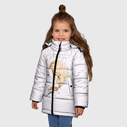 Куртка зимняя для девочки Death Stranding - Fragile, цвет: 3D-черный — фото 2