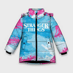 Зимняя куртка для девочки STRANGER THINGS