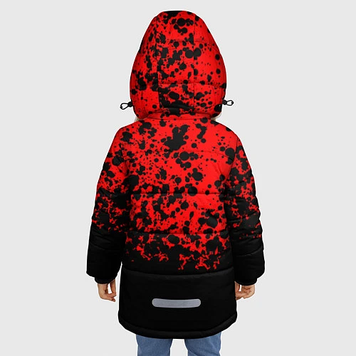 Зимняя куртка для девочки OVERLORD / 3D-Черный – фото 4