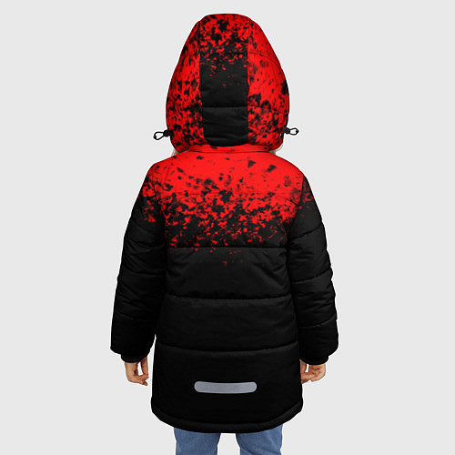 Зимняя куртка для девочки Overlord / 3D-Черный – фото 4