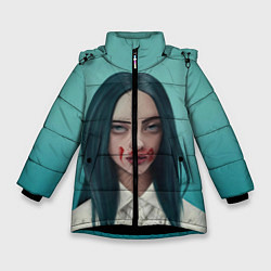 Куртка зимняя для девочки Билли Айлиш, цвет: 3D-черный