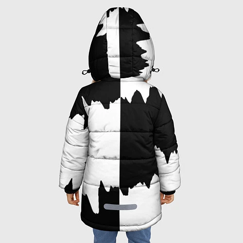 Зимняя куртка для девочки ДДТ / 3D-Черный – фото 4