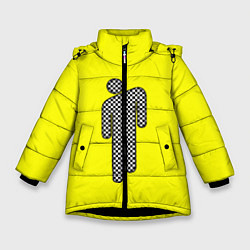 Куртка зимняя для девочки Billie Eilish: Grid Manikin, цвет: 3D-черный