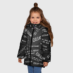 Куртка зимняя для девочки BILLIE EILISH: Where Do We Go, цвет: 3D-черный — фото 2