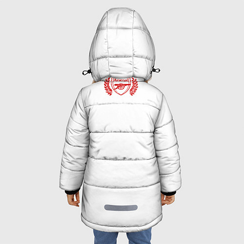 Зимняя куртка для девочки Arsenal / 3D-Черный – фото 4