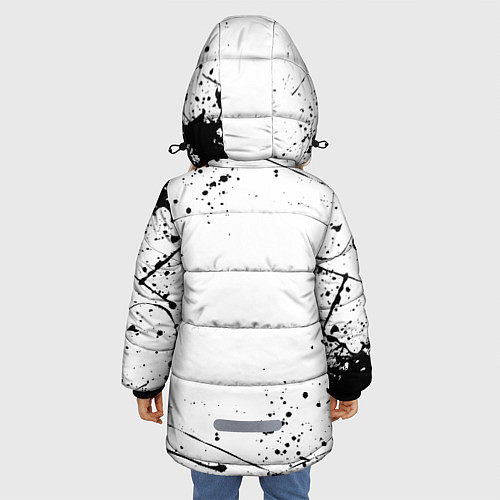 Зимняя куртка для девочки ЧЁРНЫЙ КЛЕВЕР / 3D-Черный – фото 4