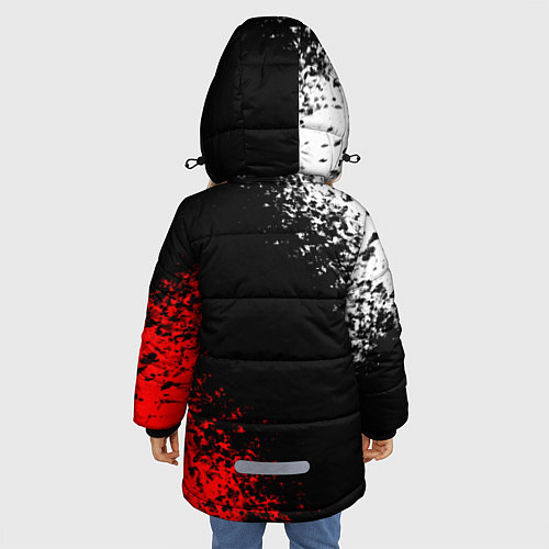 Зимняя куртка для девочки Overlord / 3D-Черный – фото 4