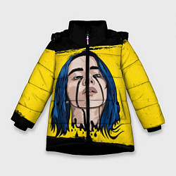 Куртка зимняя для девочки Billie Eilish, цвет: 3D-черный