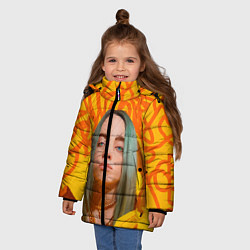 Куртка зимняя для девочки Billie Eilish, цвет: 3D-черный — фото 2