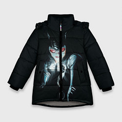Куртка зимняя для девочки Catwoman, цвет: 3D-светло-серый